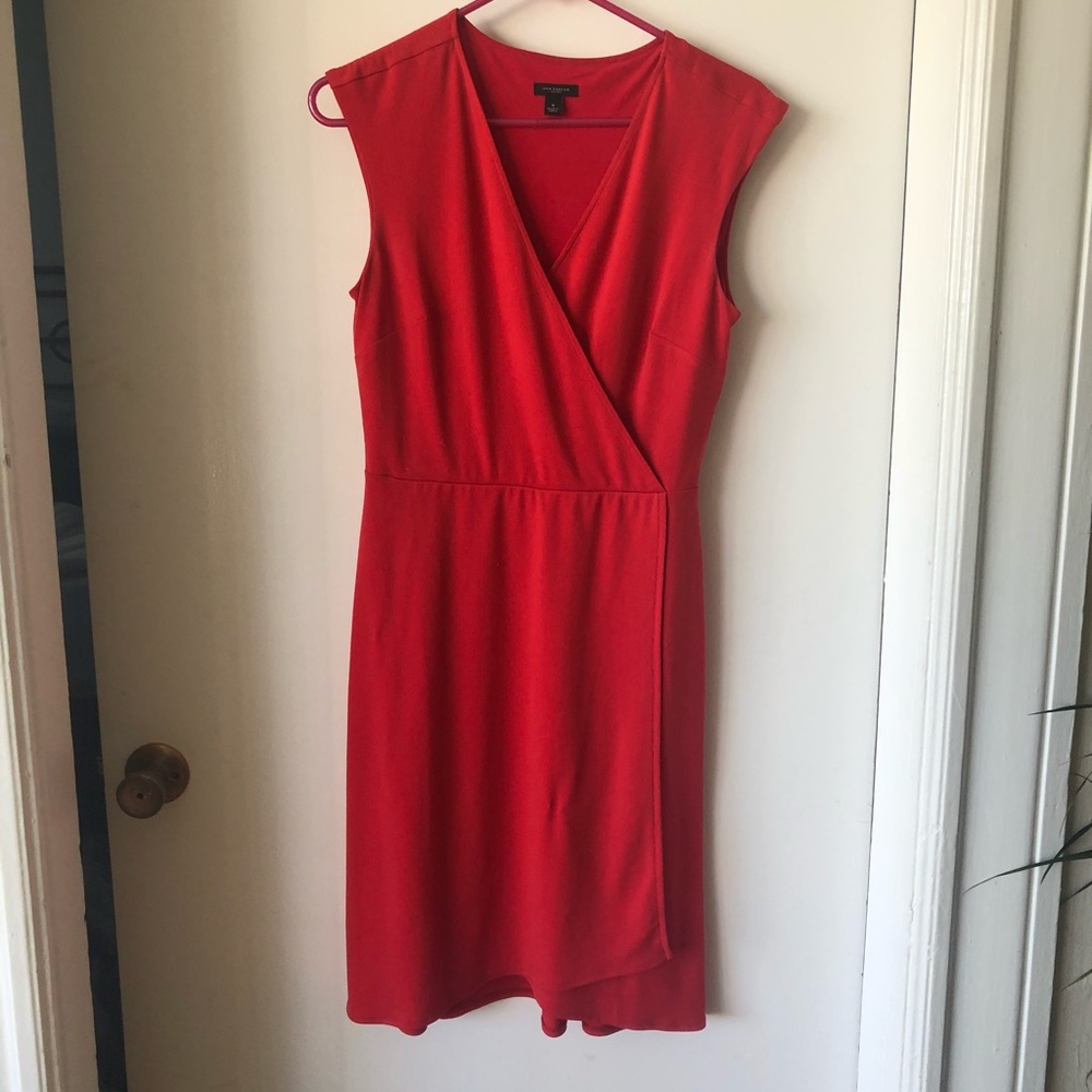 Ann Taylor red dress